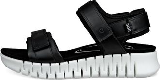 Ecco Womens Gruuv Sol Sandals In Black