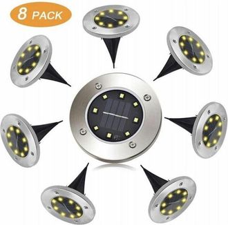 OEM Luces Subterr&aacute;neas Led De 8 Piezas Luces Solares C&aacute;lidas Para C&eacute;sped Luces De Paisaje