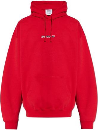 VETEMENTS Sweatshirts & Hoodies - Heren - Hoodies - Rood - M - Hoodies & sweatvesten