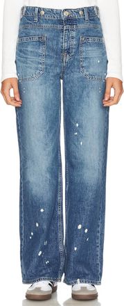 Free People Palmer Mid-Rise Cuffed Jean In 100 Years