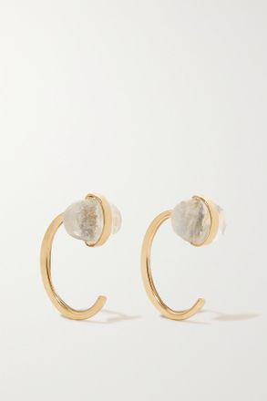 Melissa Joy Manning 14-karat Recycled Gold Moonstone Earrings - Oro