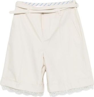 Vivetta Belted Lace Shorts