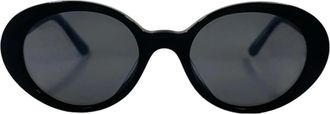Oliver Peoples Vintage Zonnebril met Transparante Glazen - Dames - Zonnebrillen - Zwart - ONE Size - Accessoires