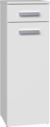 Hucoco Hucoco - Jokke - Mueble De Cuarto De Ba&ntilde;o 1 Puerta + 1 Caj&oacute;n - 30x30x85cm - Columna Baja De Almacenaje Para Cuarto De Ba&ntilde;o