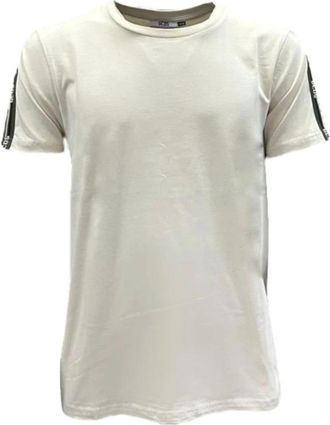 GCDS T-shirt met korte mouwen - Heren - T-shirts - Beige - L - Tops