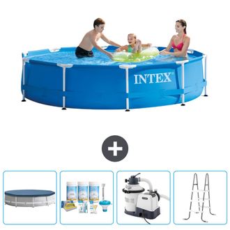 Intex Piscina Con Estructura Redonda - 305x76 Cm - 7-piezas Scb64