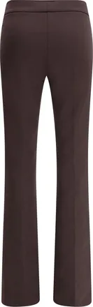 Avenue Montaigne Womens Flare Stretchy Pants Brown Elastane; Polyamide Trousers