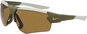 Nike Cloak Duo E Ev 24037 - Heren - Zonnebrillen - Groen - ONE Size - Accessoires