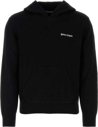 Palm Angels Black cotton sweatshirt