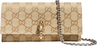 Gucci Dionysus Mini Schoudertas - Dames - Clutches - Beige - ONE Size - Su&egrave;de - Tassen