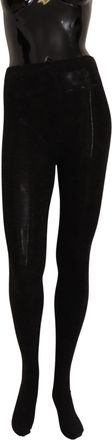 Dolce & Gabbana Womens Black Wool Stretch Tights Stocking Socks Pc Nylon Elastane Clothing