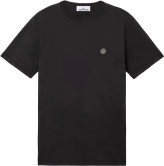 Stone Island Slim Fit T-shirt met Kompaslogo - Heren - T-shirts - Zwart - XL - Katoen - Tops