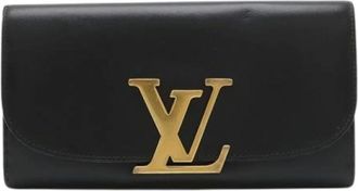 Louis Vuitton Pre-owned Wallets, female, Black, Size: ONE SIZE Pre-owned Parnassea Long Wallet (bi-fold)