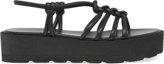 Gianvito Rossi Womens Hebe Leather Platform Sandals