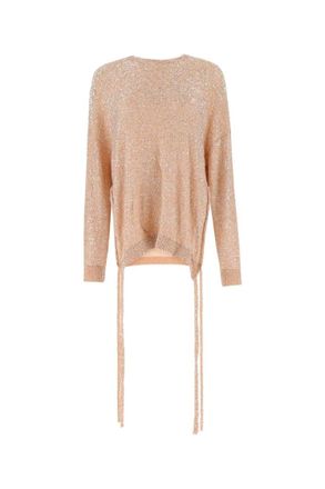 Stella McCartney Peach Nylon Oversize Sweater