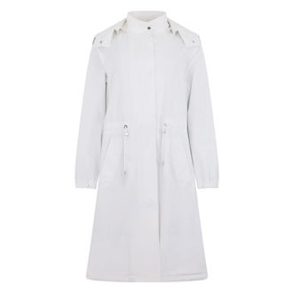 Moorer Trench Coats, female, White, Size: 2XL Aitana Jacket