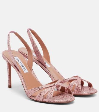 Aquazzura Sandali slingback Tati in canvas