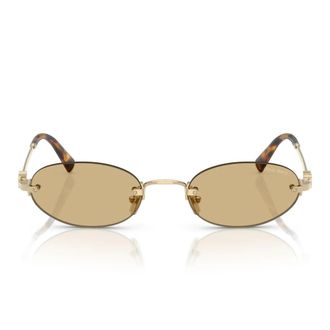 Miu Miu Sunglasses Mua54 S Zvn10 R Gold/Brown Gradient Women