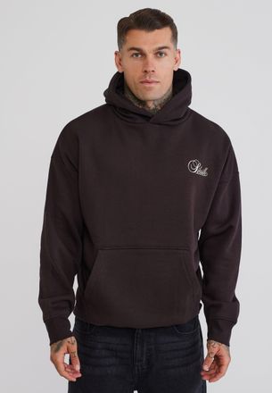 Siksilk Sudadera Essentials Marr&oacute;n para Hombres XXL