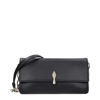 Christian Louboutin Bettina Crossbody Tas Dames Leer Zwart
