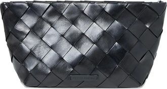 Loeffler Randall Melina woven clutch bag - Nero