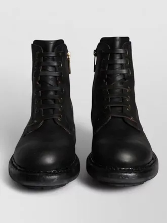 Dolce & Gabbana leather lace-up boots