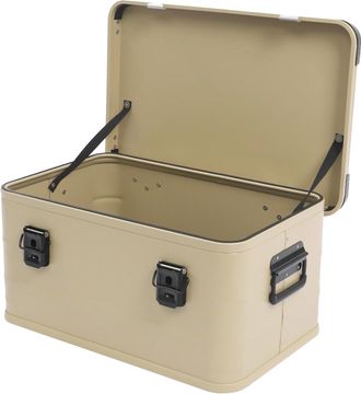 OEM Caja De Almacenamiento, Construcci&oacute;n De Aluminio, Dise&ntilde;o Impermeable, Color Caqui
