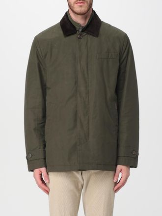 Fay Morning Raincoat Corto in Faille di Cotone e Nylon