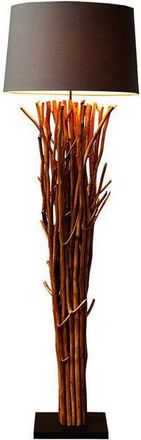 Global Interiors Handgefertigte Stehlampe Elefantis ø 55 x 180 cm - Braun