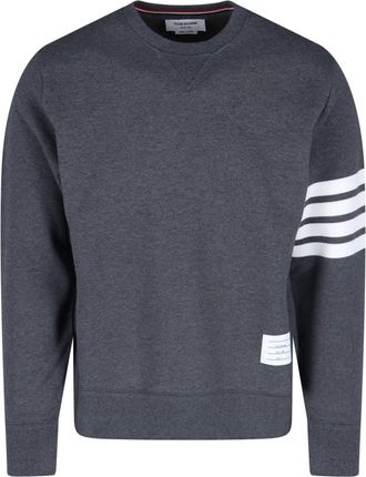 Thom Browne Felpa Girocollo Loopback 4-Bar