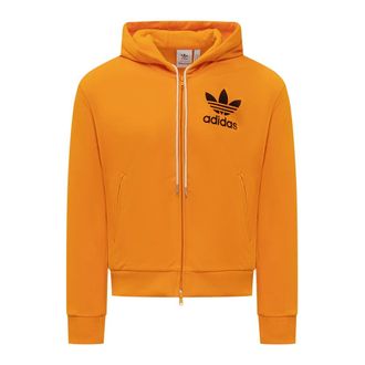 adidas Wales Bonner Track Hoodie - Heren - Vesten met rits - Oranje - S - Katoen - Hoodies & sweatvesten