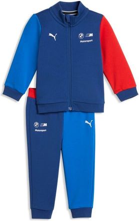 Puma x BMW M Motorsport Kids Fleece Zip Jacket & Joggers Set in Pro Blue/M Color Aop at Nordstrom, Size 2T