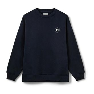 Sofie Schnoor Parisw Sweatshirt - Dames - Sweatshirts - Blauw - XS - Katoen - Hoodies & sweatvesten