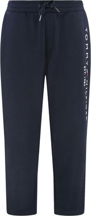 Tommy Hilfiger Pantaloni sportivi con logo ricamato - Blu