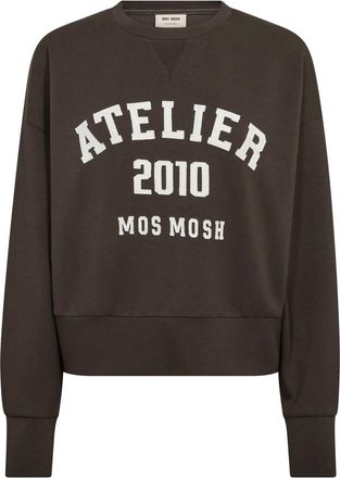 Mos Mosh Sweatshirts & Hoodies - Dames - Sweatshirts - Bruin - S - Hoodies & sweatvesten