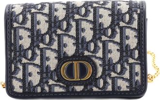 Dior 30 Montaigne Nano Convertible Pouch Oblique Canvas belt bag - Blauw