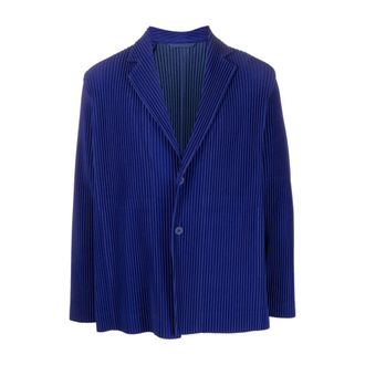 Issey Miyake Giacca - male - Issey Miyake - Blazers - Blue - S - Jackets