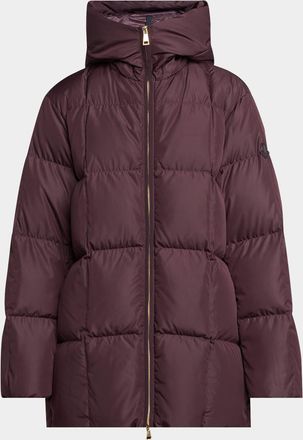 Moncler Darbon Oversized Hooded Down Jacket
