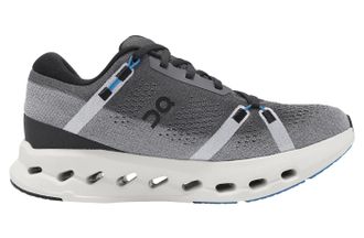 On Mens Cloudsurfer 2 Sneaker, Black/Malibu, 9 UK