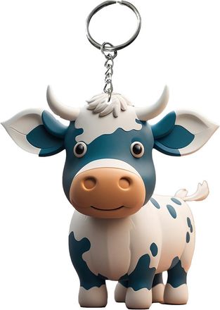 Generic Highland Cow Backpack Charm - 2D Acrylic Cartoon Cattle Keychain,Colorful Keyring Decorations For School Bag, Cute Ornament For -Cell Phone, Wallet