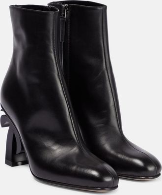 Palm Angels Palm leather ankle boots