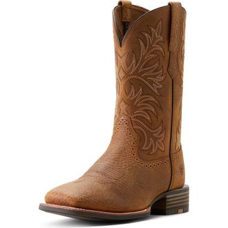 Ariat Oakwood Cowboy Boot in Earth/Distressed Brown at Nordstrom Rack, Size 11.5