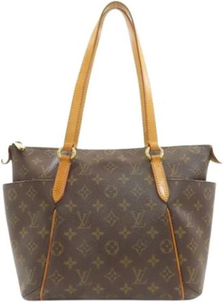 Louis Vuitton Pre-owned Shoulder Bags, female, Brown, Size: ONE SIZE Pre-owned Vintage Monogram Canvas Tote