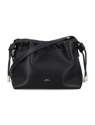 A.P.C. Gathered Edge Mini Shoulder Bag With Adjustable Strap