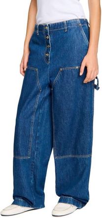 Sandro Carpenter jeans in Blue Jean at Nordstrom, Size 40 Eu