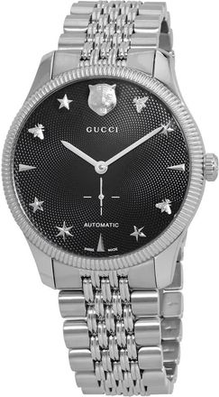 Gucci G-Timeless Automatic Black Dial Mens Watch YA126353