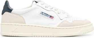 Autry White Lace Up Sneakers