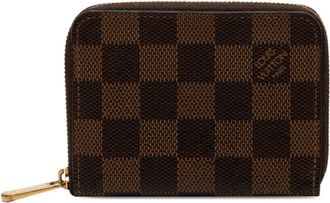 Louis Vuitton Brown Pvc Coin Purse/Coin Case (Pre-Owned)
