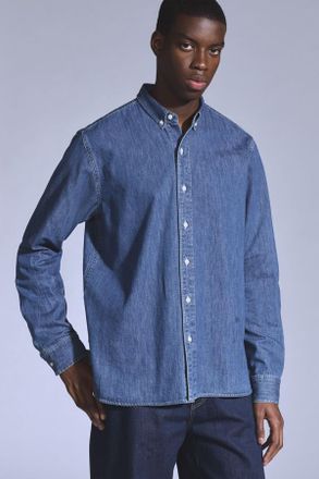 Levi's Camisa de botones holgada - Hombre - XL - Azul / Blue Classic Evening
