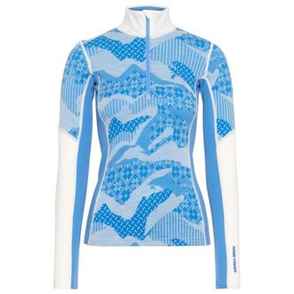 Kari Traa Olea Half Zip Merinounterw&auml;sche f&uuml;r Damen | blau
